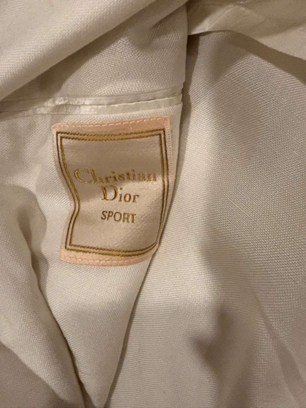 Dior Double-Breasted Cream Blazer - Picture 3 of 6